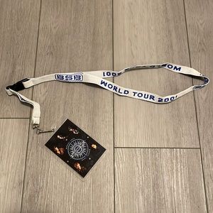 Backstreet Boys Black & Blue World Tour 2001 lanyard